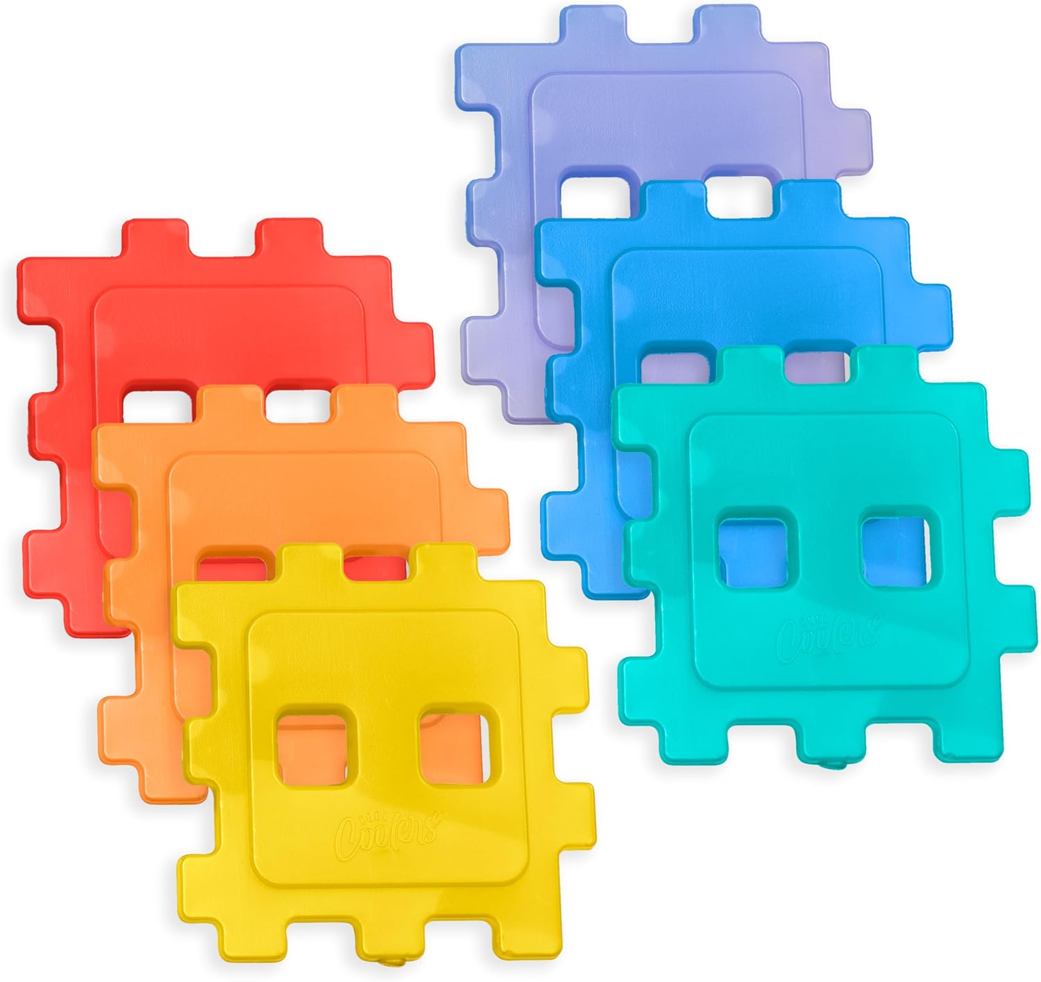 Cool Coolers by Fit & Fresh Kids Puzzle Shaped Lunch Box Ice Packs, 6pk