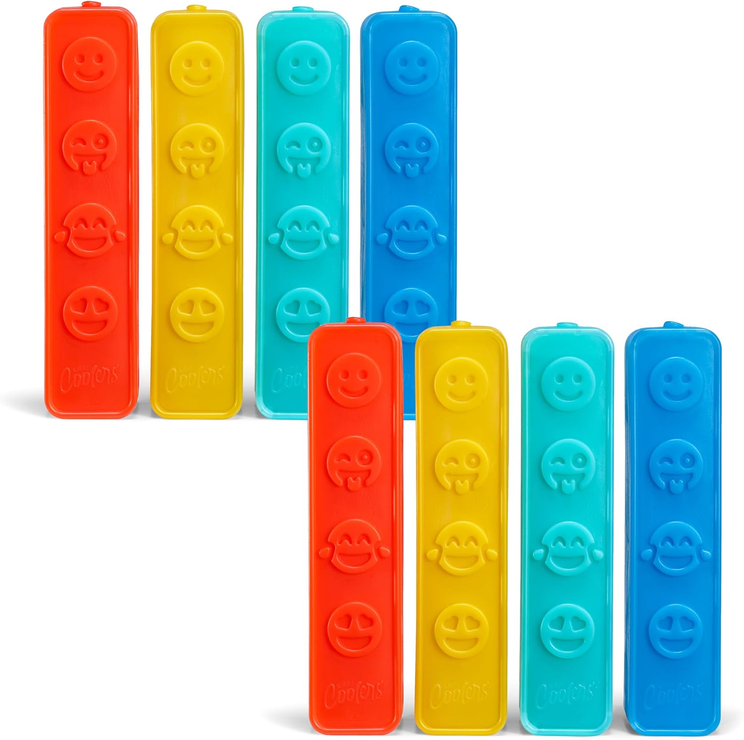 Fit & Fresh Cool Coolers Kids Lunch Box Ice Packs, Icicle Ice Stick, 8pk