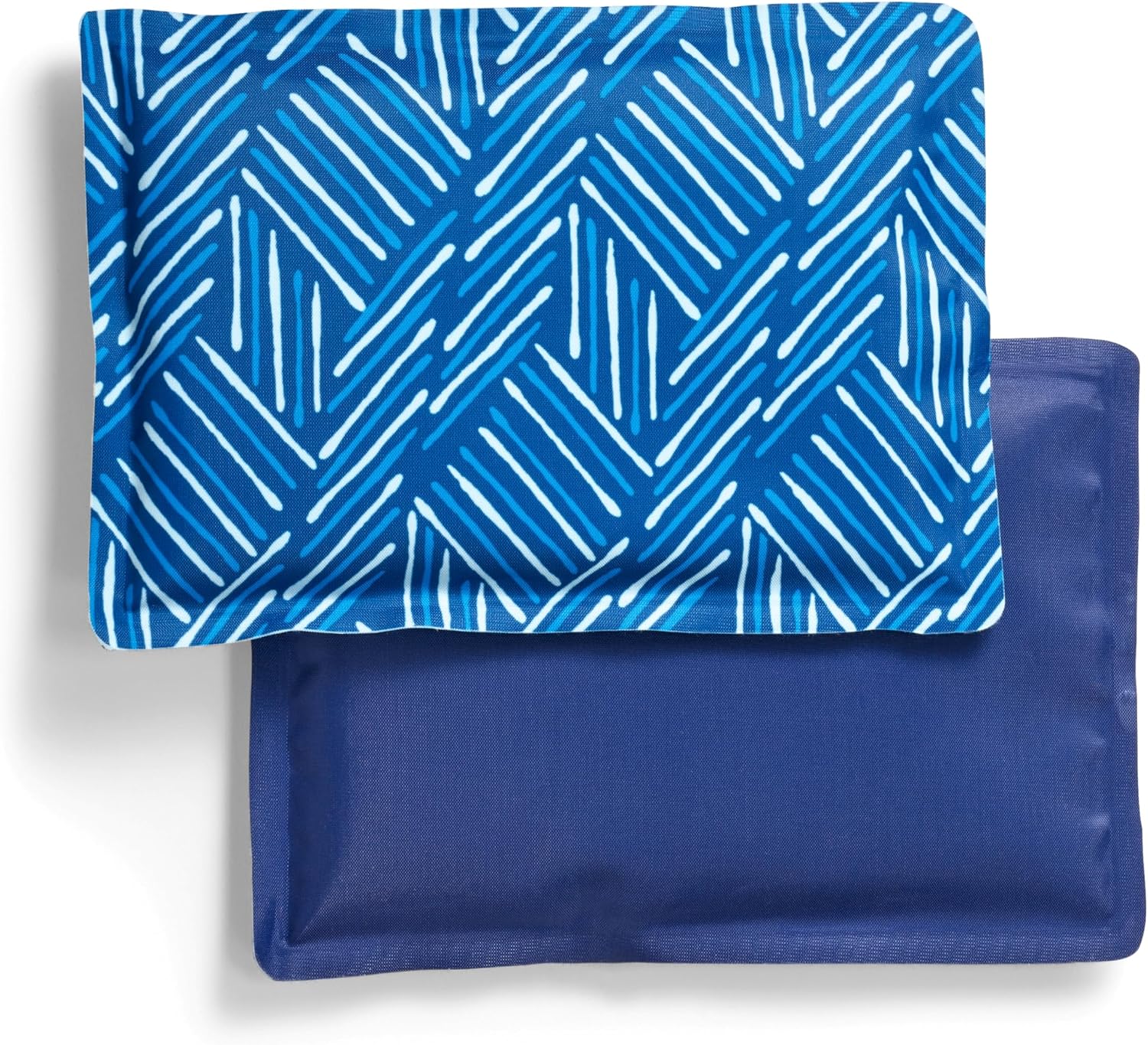 Cool Coolers by Fit & Fresh Soft Ice Packs for Lunch Bags & Coolers, 2pk Sketch Weave (2 Pack)