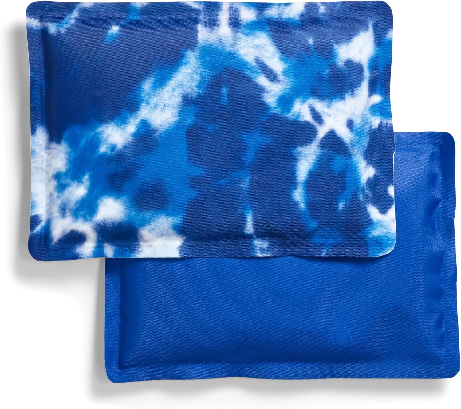 Cool Coolers by Fit & Fresh Soft Ice Packs for Lunch Bags & Coolers, 2pk Blue Tie Dye (2 Pack)