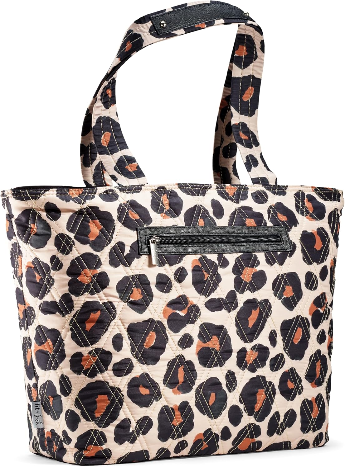 Fit & Fresh 2-in-1 Insulated Lunch & Travel Tote Leopard