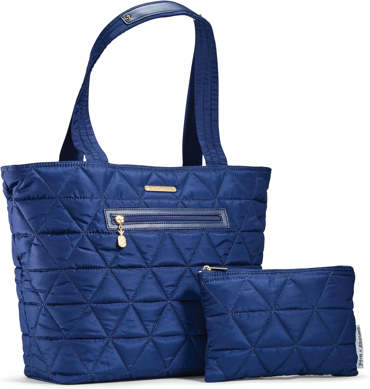 Fit & Fresh 2-in-1 Insulated Lunch & Travel Tote Simplified Navy
